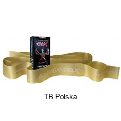 CLX Thera Band - 11 loopów, kolor: złoty, opór: maksymalnie mocny